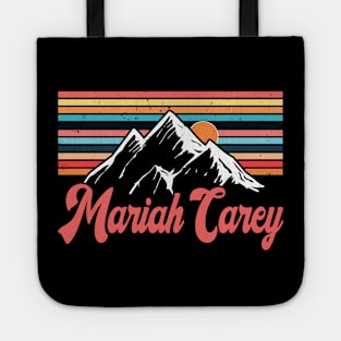 Graphic Lovely Mariah Name Flowers Retro Vintage Styles Tote