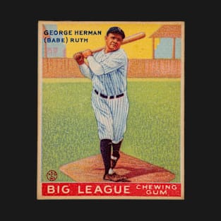 Babe Ruth 1933 Goudey (Swinging) T-Shirt