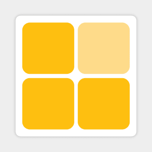 Large Yellow Tiles Magnet