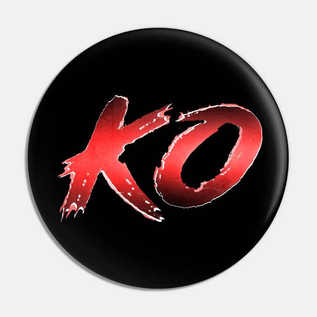 Street Fighter style KO Pin by botsandbits