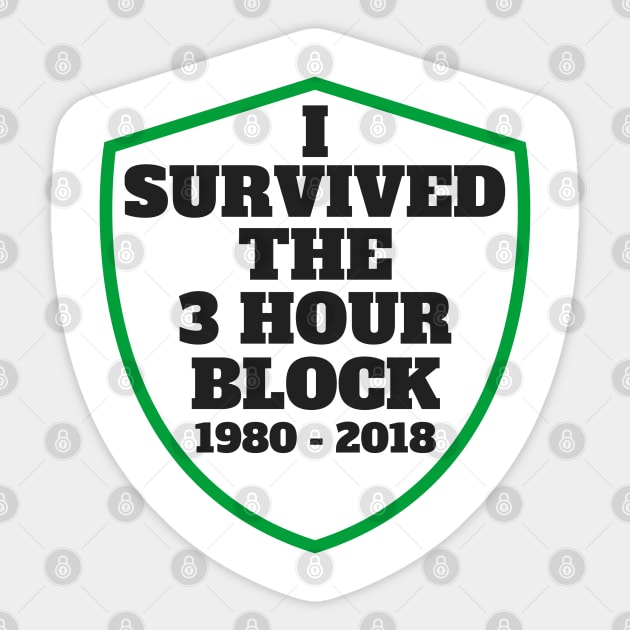 Funny Mormon Lds Church I Survived The 3 Hour Block T-Shirt Funny Mormon Lds Church I Survived The 3 Hour Block T-Shirt