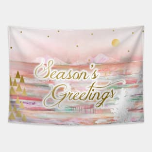 Season's Greetings Tapestry