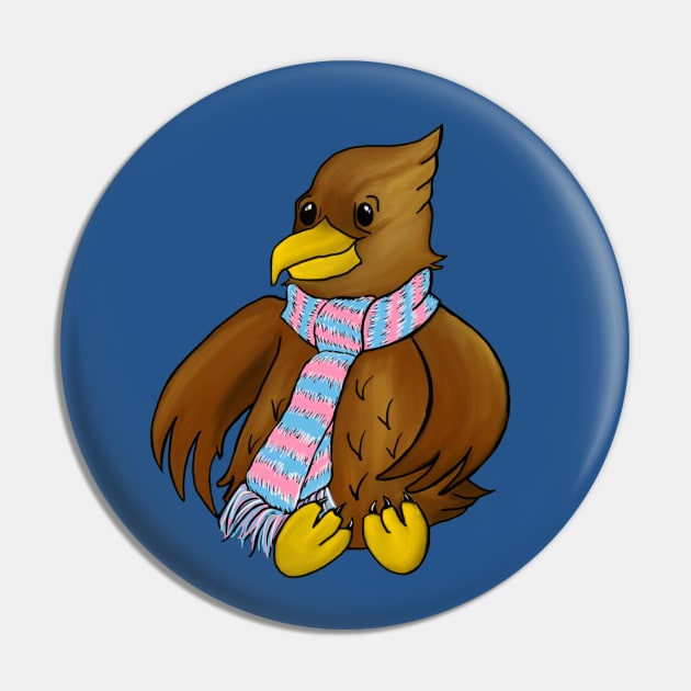 Trans Eagle Mascot Pin by sophiedesigns