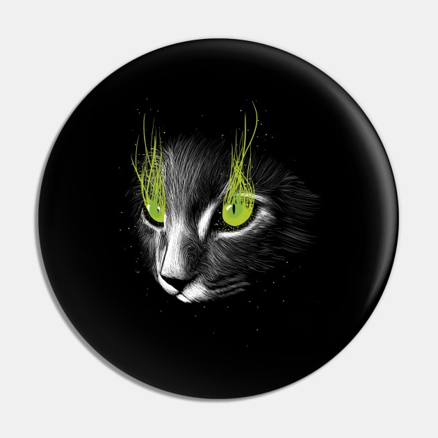 Cosmic Cat Pin by BlackSteed