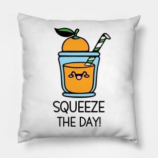 Squeeze The Day - Kawaii Cute Orange Juice Pillow