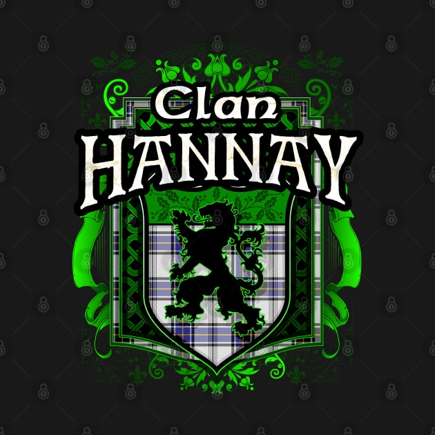 Clan Hannay Tartan Lion by Celtic Folk