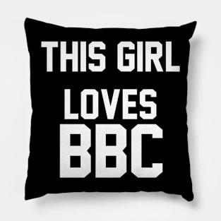 This Girl Loves BBC - Queen Of Spades Pillow