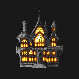 Gothic Victorian Book House T-Shirt