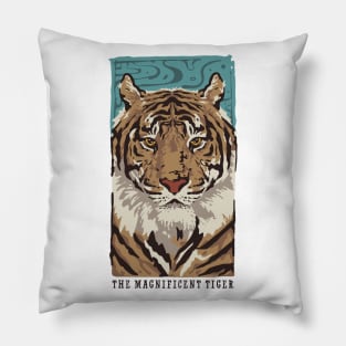 The Magnificent Tiger Pillow