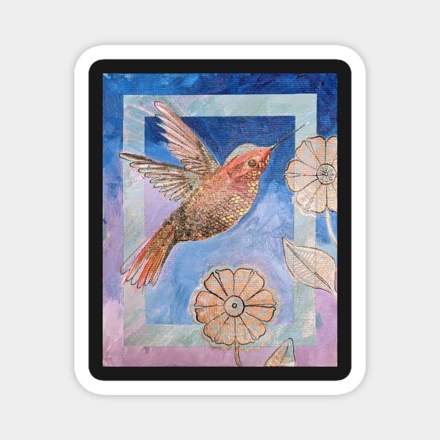 Hummingbird #1 Magnet by chadtheartist