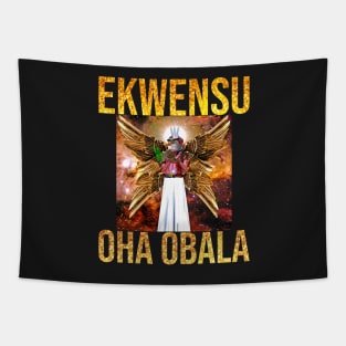 Igbo / African Gods : EKWENSU By SIRIUSUGOART Tapestry