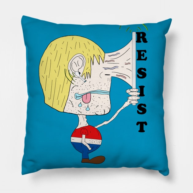 Resist - Oddball Aussie Podcast Pillow by OzOddball