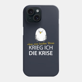 Seagull in crisis Phone Case