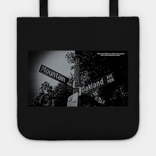 Mountain & Oakland #RAIDERNATION BLACK Theme Pasadena, CA Tote