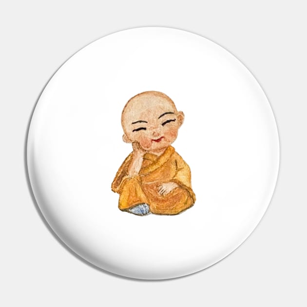 Buddhist Monk Pin by Suriartaddict