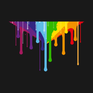 Running paint rainbow T-Shirt