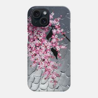 Grey and Pink 1 Phone Case