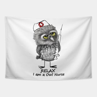 Owl Nurse Tapestry