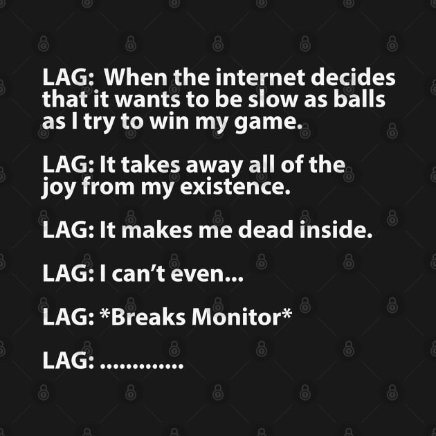 LAG List Gamer by hybridgothica