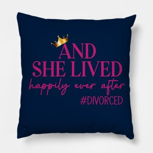 Divorced Theme Pillow