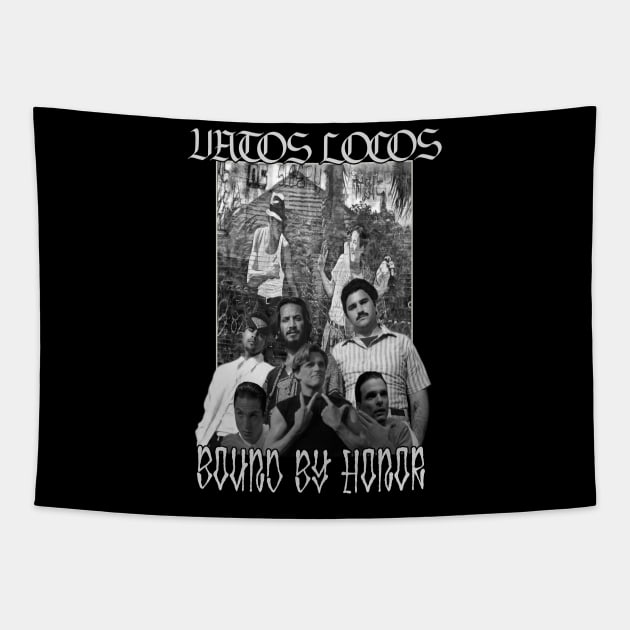 Vatos Locos - Bound By Honor Tapestry by The Dark Vestiary