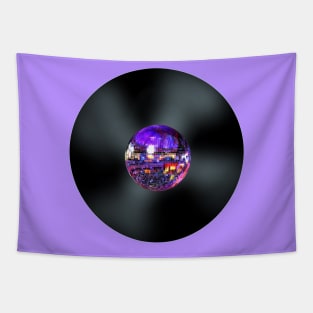 Disco Vinyl Record Tapestry