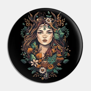 Wiccan pagan goddess Pin