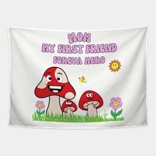 Mom Is Forever Hero Mothers Day Tapestry