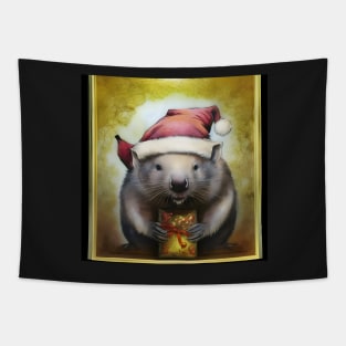 Holiday Wombat Tapestry