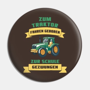 Tractor Germany text Pin
