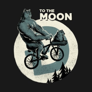 Dogecoin - To The Moon | Funny shiba inu doge flying to the moon T-Shirt