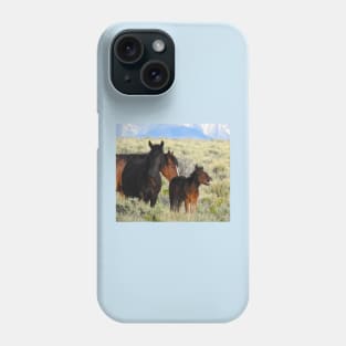 Wild horses, mustangs, wildlife, gifts Phone Case