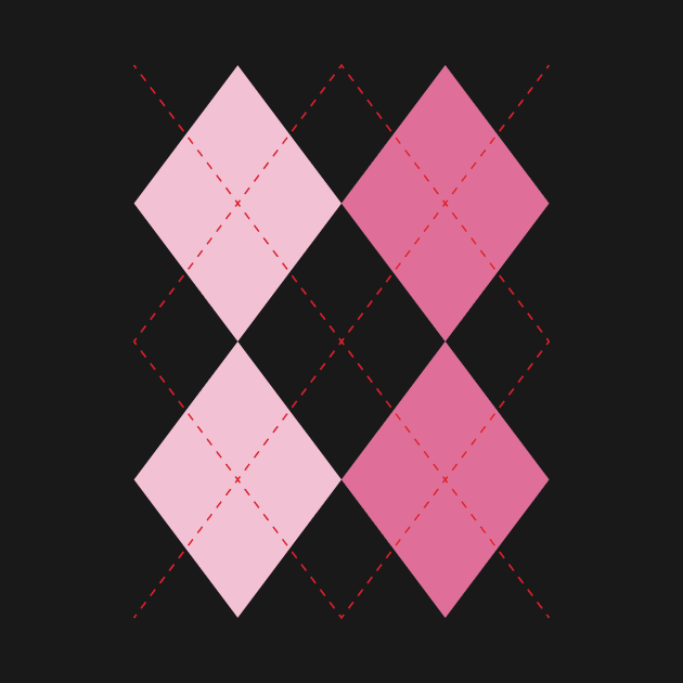 pink argyle by osnapitzami