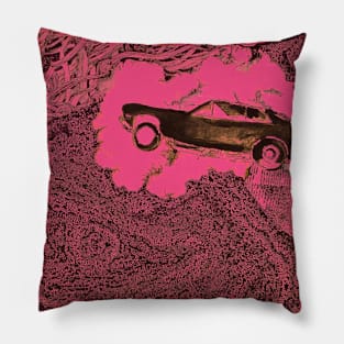 Vintage Car Pillow