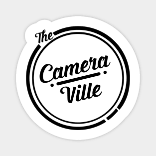 TheCameravilleRoundLogoBlack Magnet