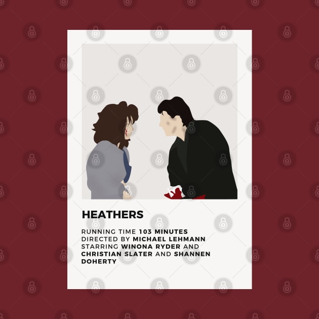 Heathers Minimalist Poster by honeydesigns