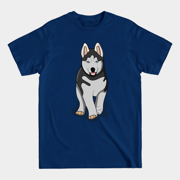 Discover cute siberian husky - Dog Lover - T-Shirt