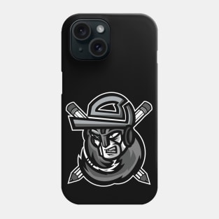 Silver & Black Robot Phone Case