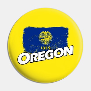 Oregon flag Pin