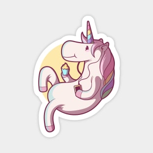 Unicorn Chillin! Magnet