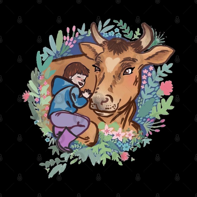 I love cows by Art by Ergate