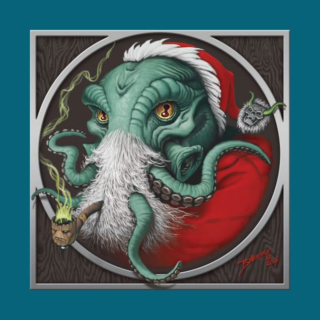 Cthulhu Claus - Ho, Ho, Ho, I want to eat your Soul! by BeveridgeArtworx