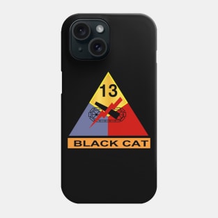 13th Armored Division - Black Cat wo Txt Phone Case