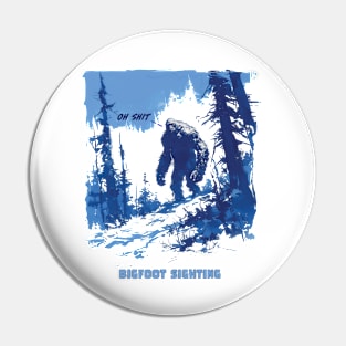 Bigfoot Sighting Pin