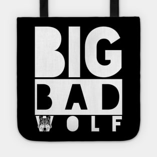 BIG BAD WOLF (White) Tote