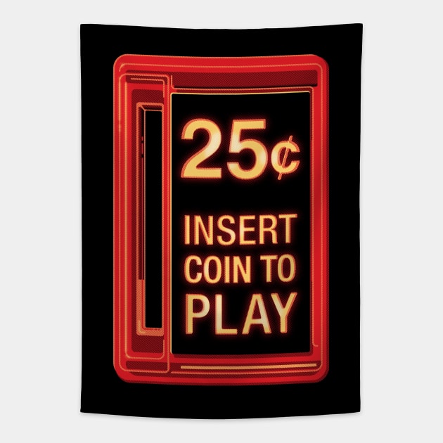 Insert Coin To Play Tapestry by mannypdesign