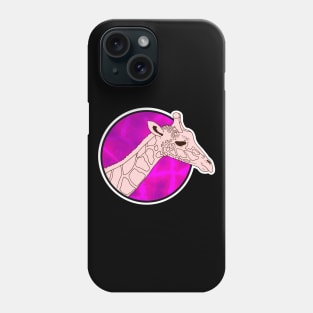 giraffe illustration zoo Phone Case