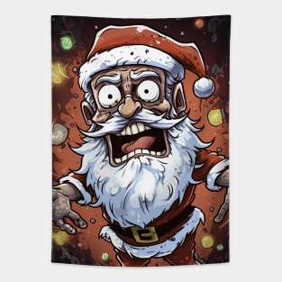 crazy little santa design Tapestry