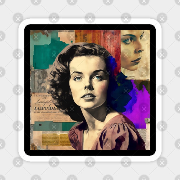 Ida Lupino #10 Magnet by MonoMagic