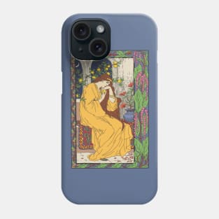 Pre-Raphaelite Girl 1 (yellow) Phone Case